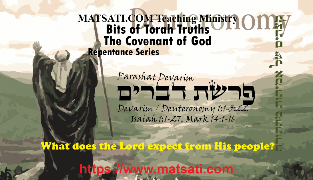 Bits Of Torah Truths, פרשת דברים, Parashat Devarim, What Does The Lord ...